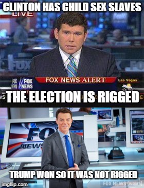 CLINTON HAS CHILD SEX SLAVES THE ELECTION IS RIGGED TRUMP WON SO IT WAS NOT RIGGED | made w/ Imgflip meme maker