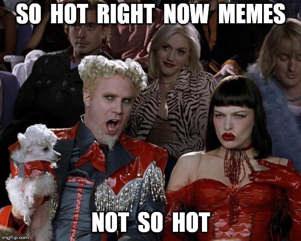 Hot or Not Hot? | SO  HOT  RIGHT  NOW  MEMES NOT  SO  HOT | image tagged in memes,mugatu so hot right now | made w/ Imgflip meme maker