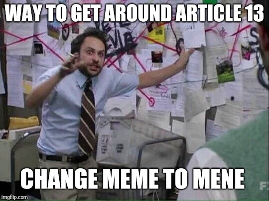 Pepe Silvia | WAY TO GET AROUND ARTICLE 13; CHANGE MEME TO MENE | image tagged in pepe silvia | made w/ Imgflip meme maker