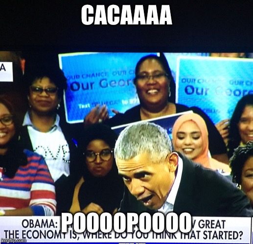 Obama Lewis | CACAAAA; POOOOPOOOO | image tagged in obama lewis | made w/ Imgflip meme maker