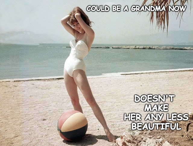 COULD BE A GRANDMA NOW DOESN'T MAKE HER ANY LESS BEAUTIFUL | made w/ Imgflip meme maker