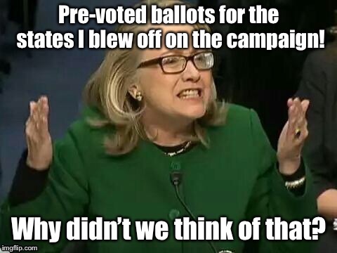 Creating the perfect liberal ballots | . | image tagged in hillary,florida election fraud,pre-made ballots | made w/ Imgflip meme maker