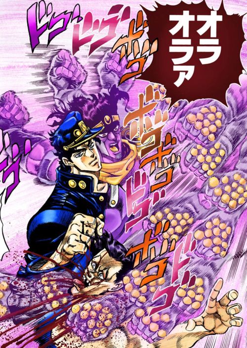 Jojo Ora Ora Ora Blank Meme Template