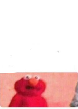 High Quality Scared Elmo Blank Meme Template