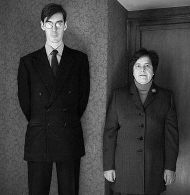 Jacob Rees Mogg and Nanny Blank Meme Template