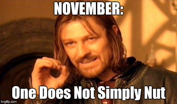 Rules Are Rules | NOVEMBER:; One Does Not Simply Nut | image tagged in memes,one does not simply,meme,funny meme,funny memes,no nut november | made w/ Imgflip meme maker