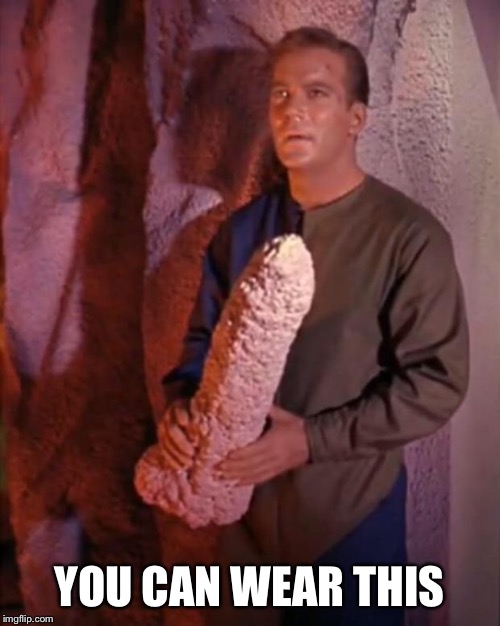 Kirk dildo | YOU CAN WEAR THIS | image tagged in kirk dildo | made w/ Imgflip meme maker