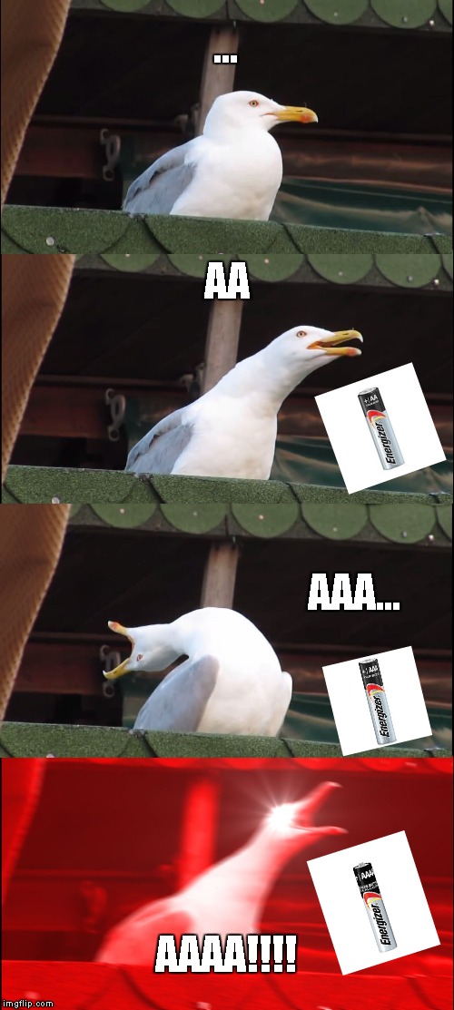 Inhaling Seagull Meme | ... AA; AAA... AAAA!!!! | image tagged in memes,inhaling seagull | made w/ Imgflip meme maker