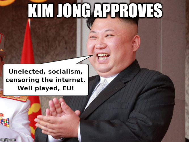 KIM JONG APPROVES | image tagged in memes | made w/ Imgflip meme maker