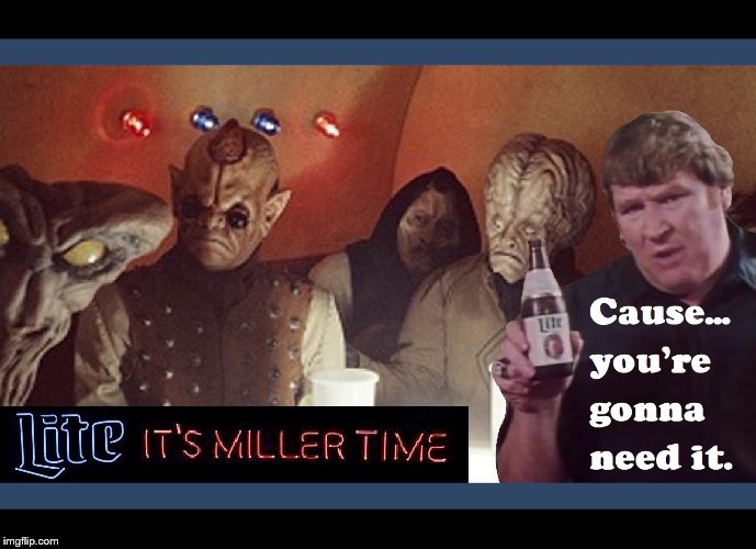 John Madden Miller Lite Cantina | image tagged in star wars | made w/ Imgflip meme maker