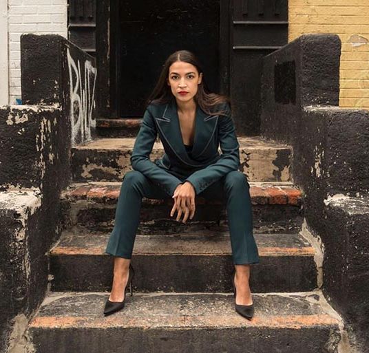 AOC-Fashion-Steps Blank Meme Template