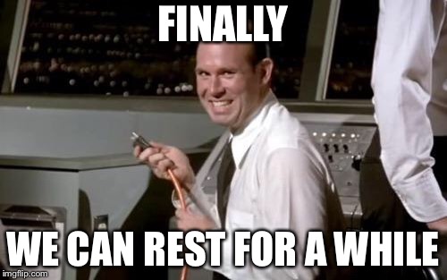No internet in NK  | FINALLY; WE CAN REST FOR A WHILE | image tagged in north korea internet down | made w/ Imgflip meme maker