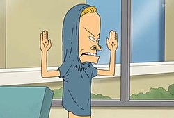 Great Cornholio Blank Meme Template