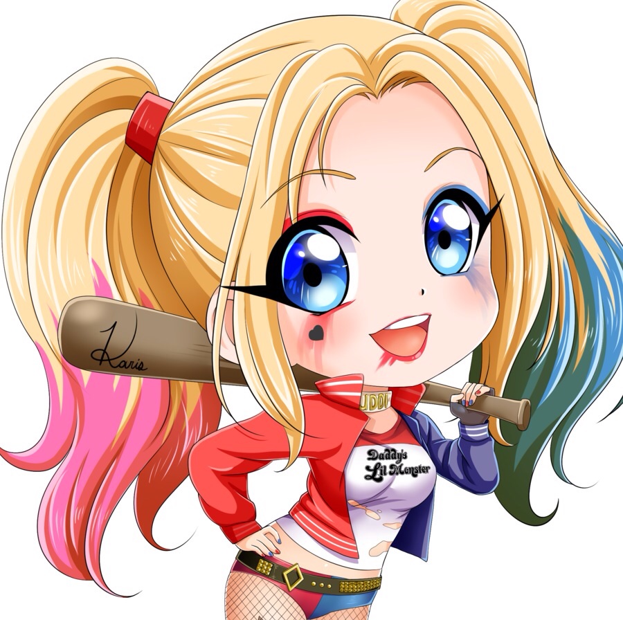 Cute Harley Quinn Anime Version