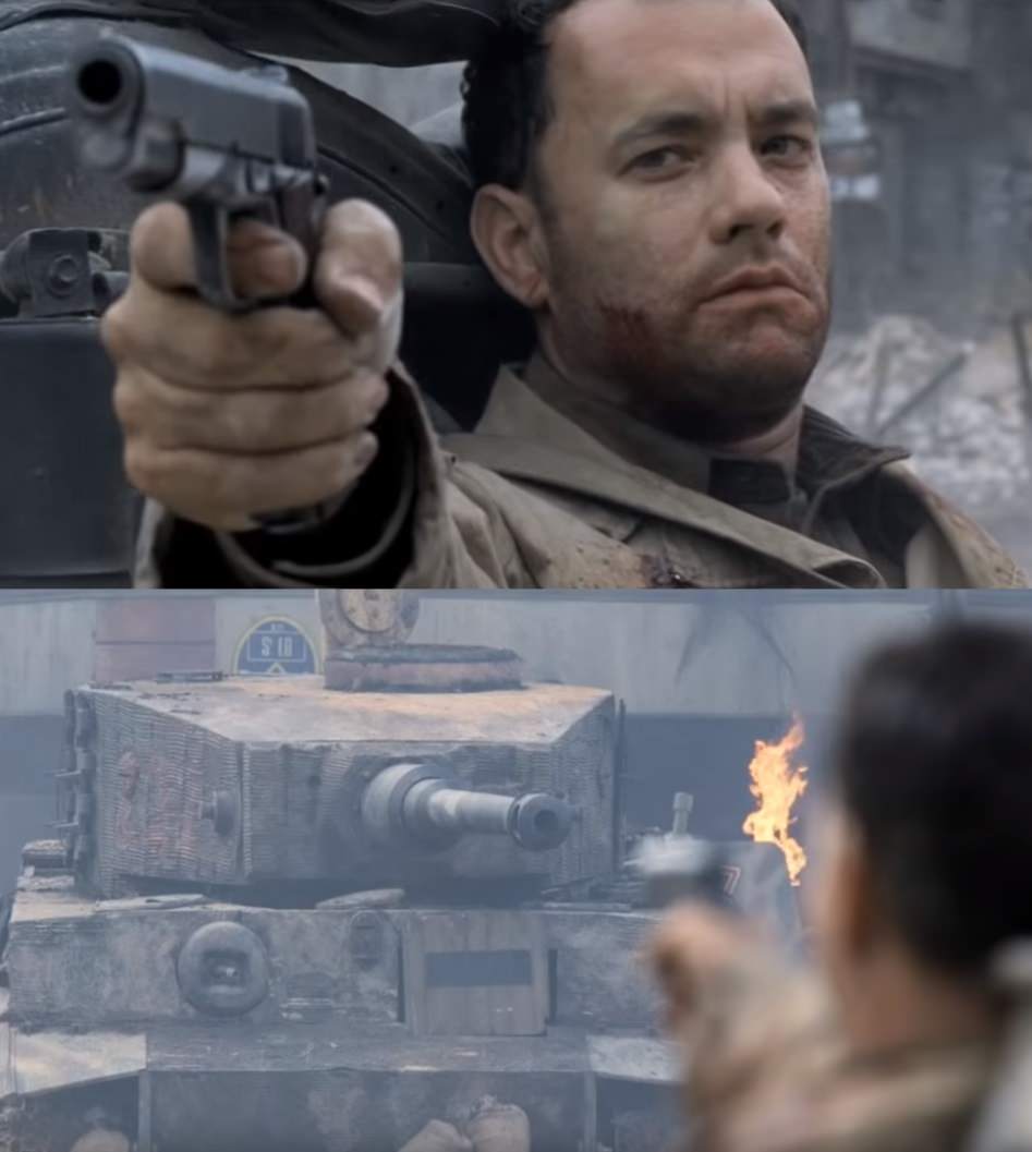 Tom Hanks VS Tank Blank Meme Template