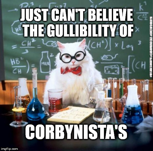 #wearecorbyn | JUST CAN'T BELIEVE THE GULLIBILITY OF; #WEARECORBYN #LABOURISDEAD #CULTOFCORBYN; CORBYNISTA'S | image tagged in funny,wearecorbyn,labourisdead,cultofcorbyn,communist socialist,brexit eu | made w/ Imgflip meme maker