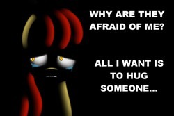 Would you hug her? | image tagged in memes,creepybloom,applebloom,creepy,ponies | made w/ Imgflip meme maker