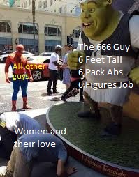 The 666 guy | image tagged in 666,women,all other guys,666 guy | made w/ Imgflip meme maker