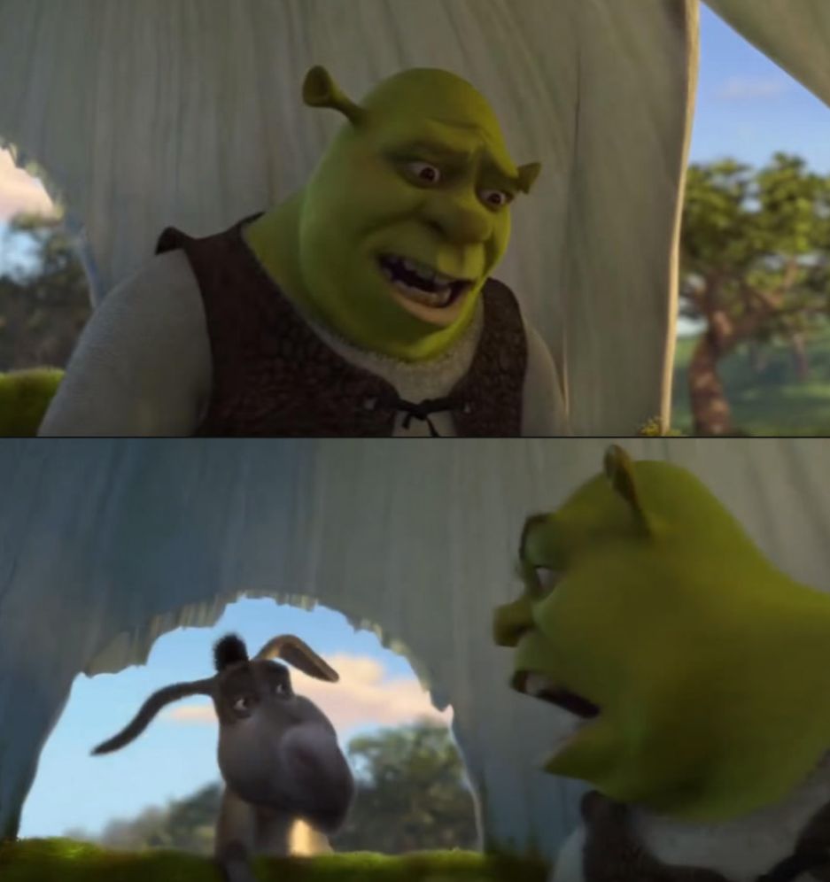 Shrek 5 Minutes Meme.
