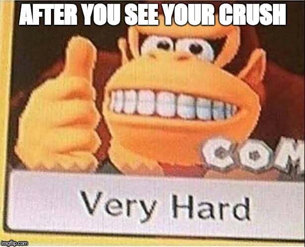 Dong-gy dong | AFTER YOU SEE YOUR CRUSH | image tagged in memes | made w/ Imgflip meme maker