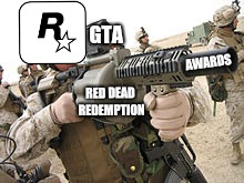 GTA; AWARDS; RED DEAD REDEMPTION | image tagged in gaming | made w/ Imgflip meme maker