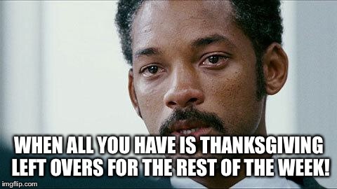 pls help | WHEN ALL YOU HAVE IS THANKSGIVING LEFT OVERS FOR THE REST OF THE WEEK! | image tagged in pls help | made w/ Imgflip meme maker