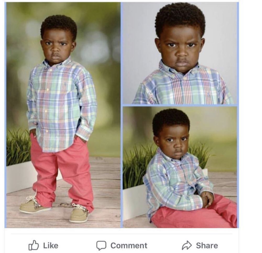 Angry black kid Blank Meme Template