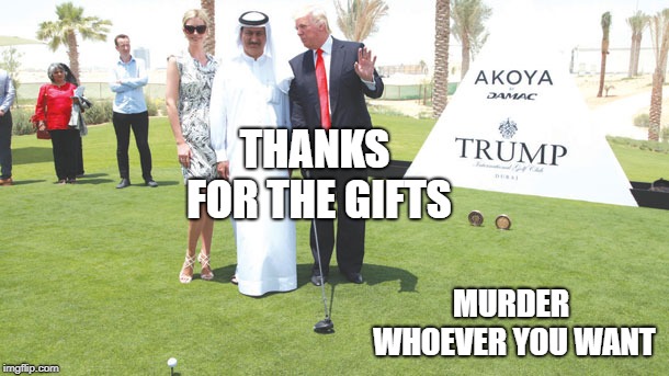 THANKS FOR THE GIFTS MURDER WHOEVER YOU WANT | made w/ Imgflip meme maker