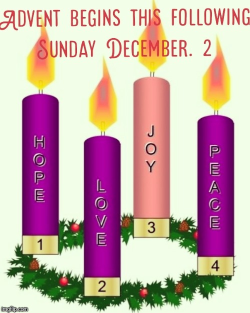 advent | image tagged in catholic,holy spirit,winter,christmas,snow | made w/ Imgflip meme maker
