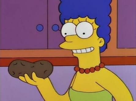 Marge Potato meme Blank Meme Template