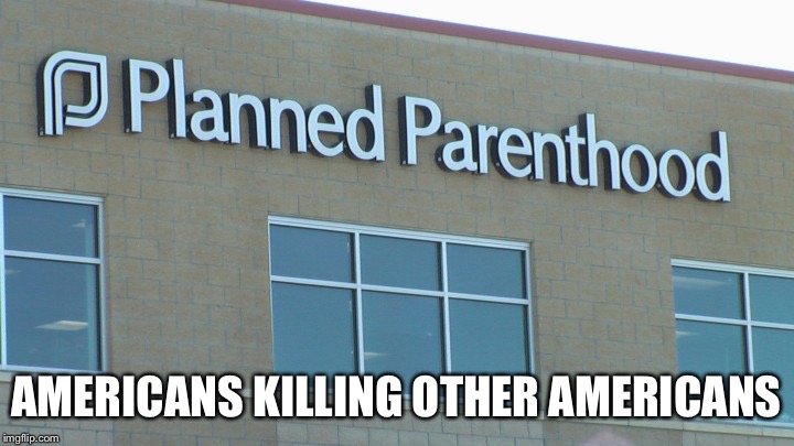 planned abortionhood | AMERICANS KILLING OTHER AMERICANS | image tagged in planned abortionhood | made w/ Imgflip meme maker