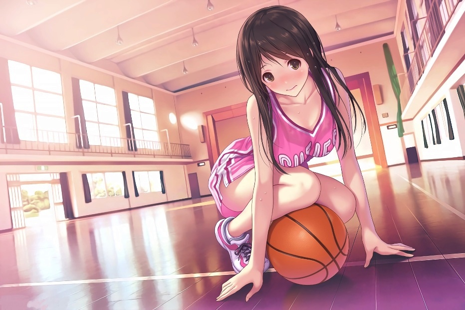 Basketball Girl (meme size) Blank Meme Template