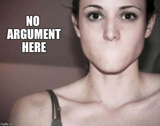 NO ARGUMENT HERE | made w/ Imgflip meme maker