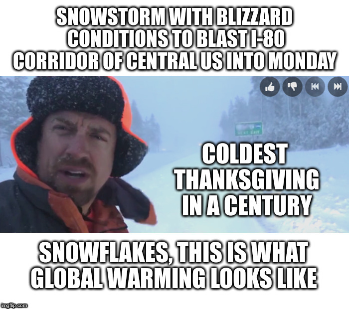 Coldest Thanksgiving in a Century | image tagged in coldest thanksgiving in a century,global warming,but baby its cold outside | made w/ Imgflip meme maker