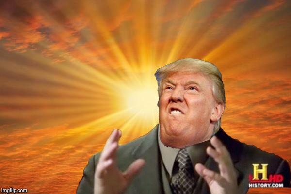 High Quality Trump Ancient ALIENS Blank Meme Template
