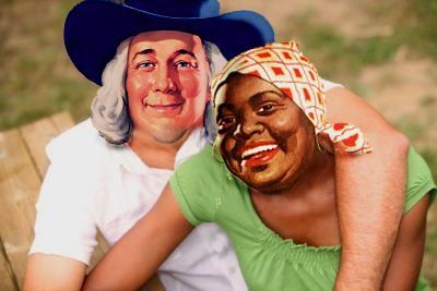 High Quality William penn and aunt Jemima Blank Meme Template