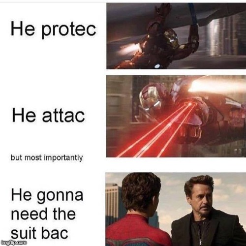 image tagged in spiderman,iron man,avengers | made w/ Imgflip meme maker