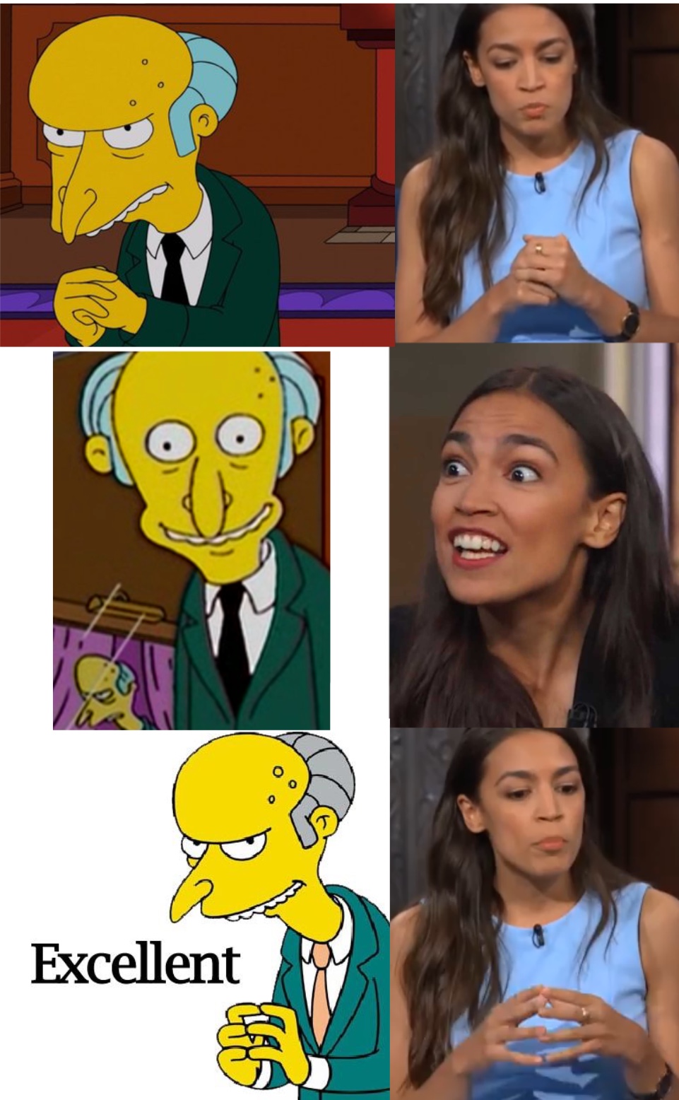 Burns Cortez Coincidence Blank Meme Template