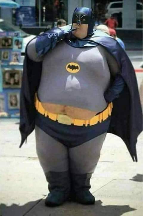 Fat Batman Blank Meme Template
