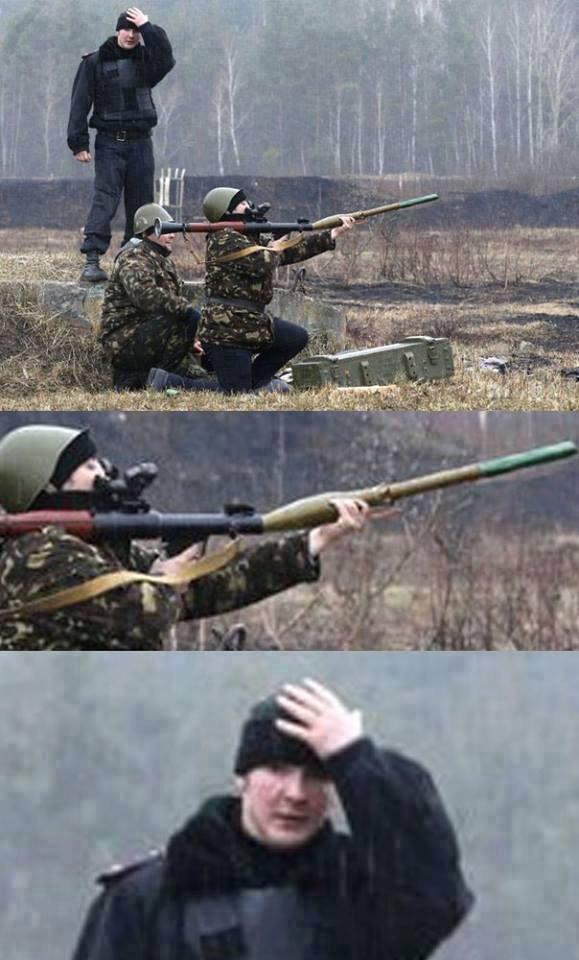 russian soldier training rpg Blank Meme Template