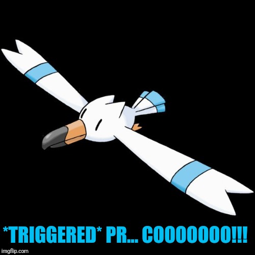 *TRIGGERED* PR... COOOOOOO!!! | image tagged in hydro the wingull | made w/ Imgflip meme maker