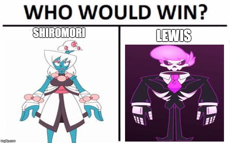 Who Would Win? Meme | SHIROMORI LEWIS | image tagged in memes,who would win | made w/ Imgflip meme maker