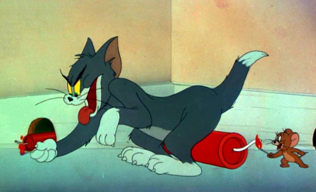 Tom and Jerry Dynamite Blank Meme Template