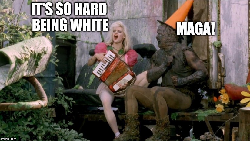 Didn't your Mother teach you to share? | MAGA! IT'S SO HARD BEING WHITE | image tagged in politics,anti-trump,toxic avenger,white fragility,not sorry | made w/ Imgflip meme maker