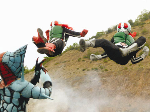 High Quality double rider kick Blank Meme Template