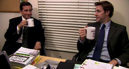 Michael and Jim Blank Meme Template