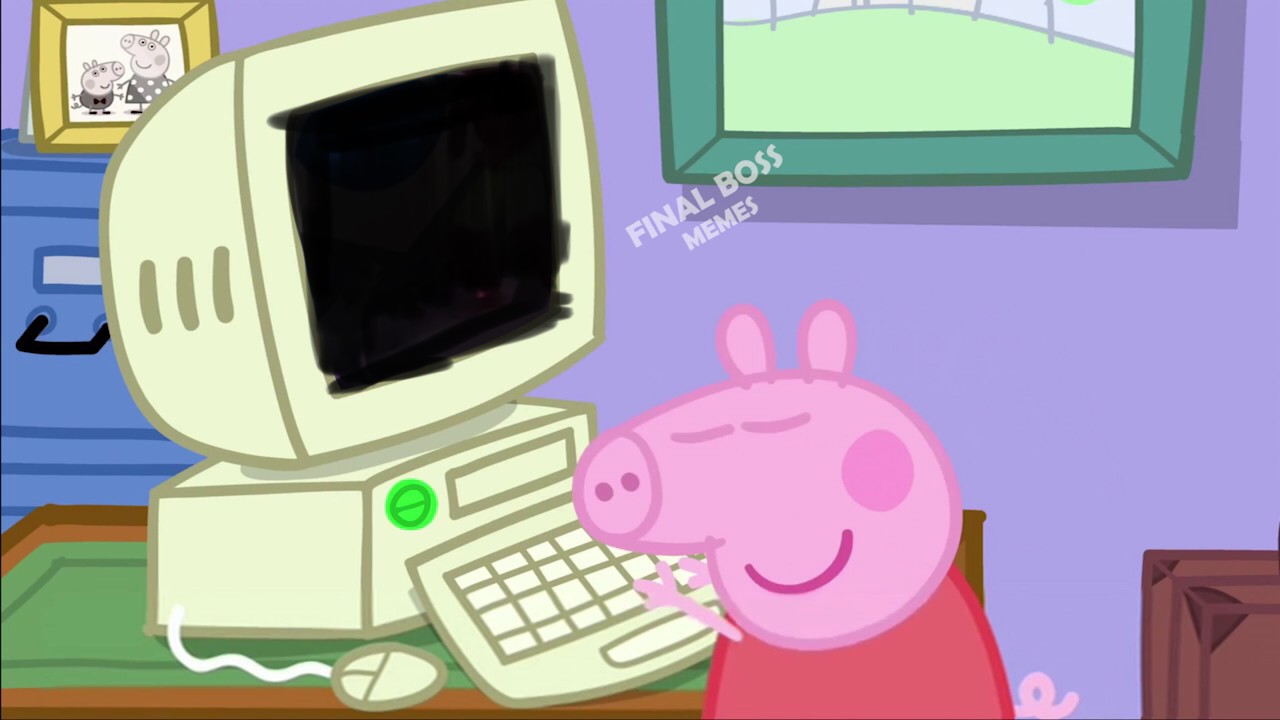 Preppa pig Blank Meme Template