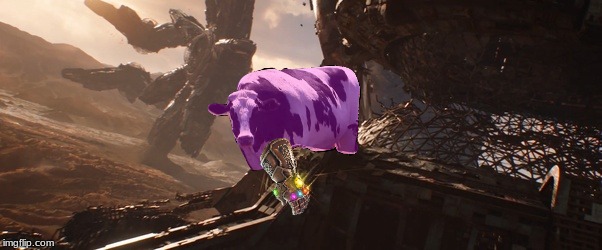 Knickers cow thanos // knickers cow // thanos // avengers infinity war // infinity war meme // cow meme | image tagged in memes,cow,infinity war,thanos,avengers infinity war | made w/ Imgflip meme maker