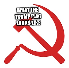 trump flag  | WHAT THE TRUMP FLAG LOOKS LIKE | image tagged in trump | made w/ Imgflip meme maker