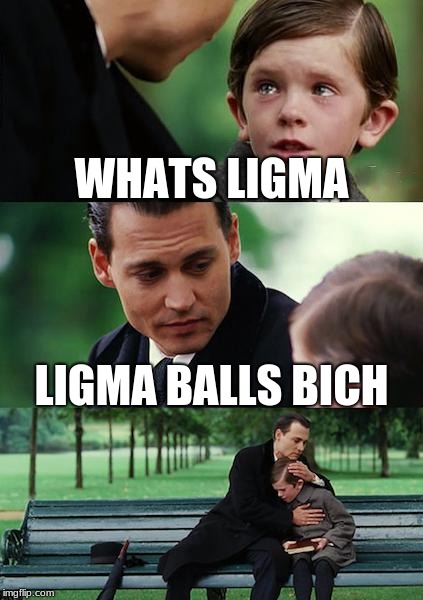Finding Neverland | WHATS LIGMA; LIGMA BALLS BICH | image tagged in memes,finding neverland | made w/ Imgflip meme maker
